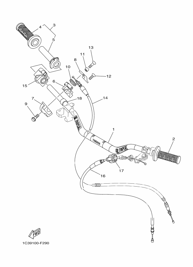 29 - GUIDON & CABLE