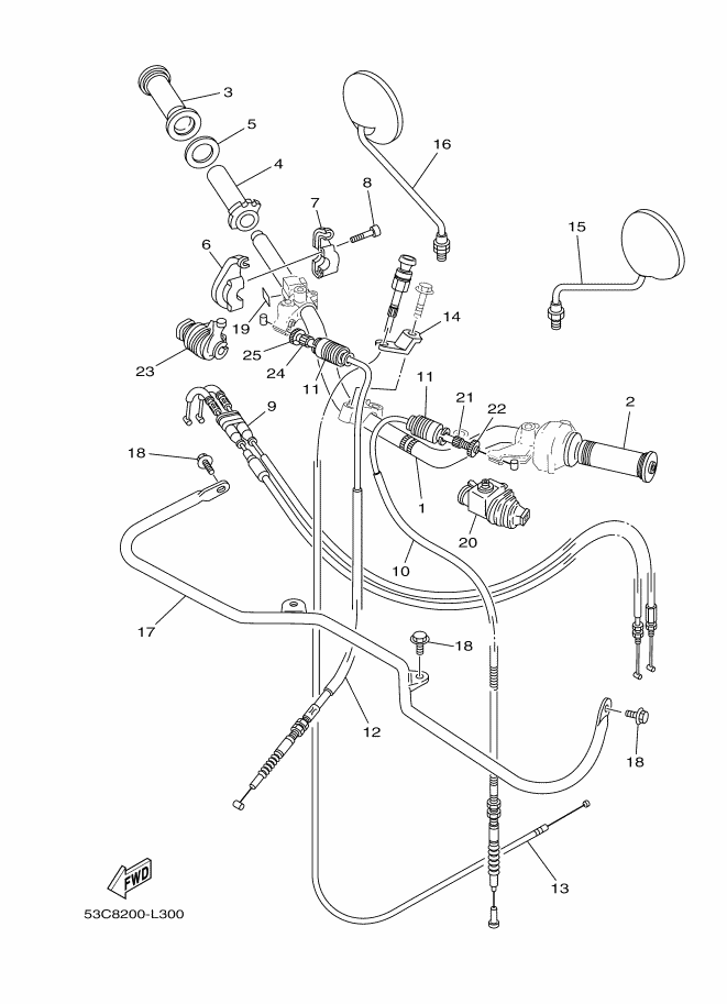 30 - GUIDON & CABLE