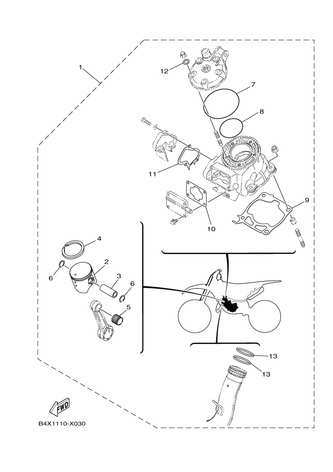 03 - PISTON REBUILT KIT