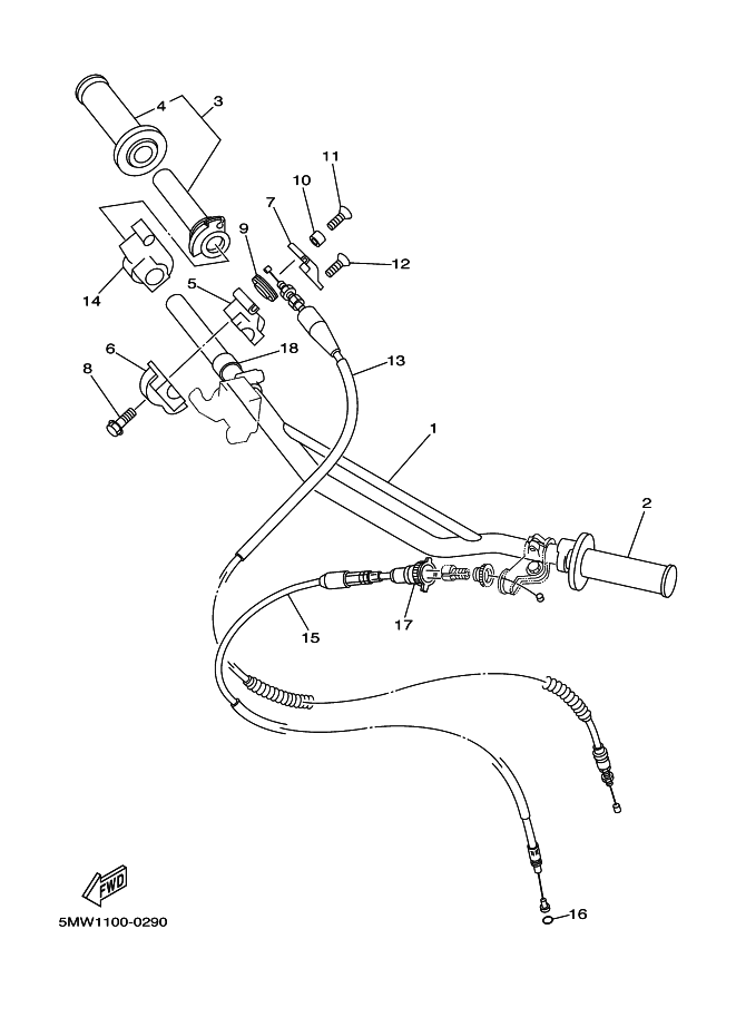 29 - GUIDON & CABLE
