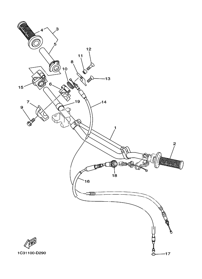 29 - GUIDON & CABLE