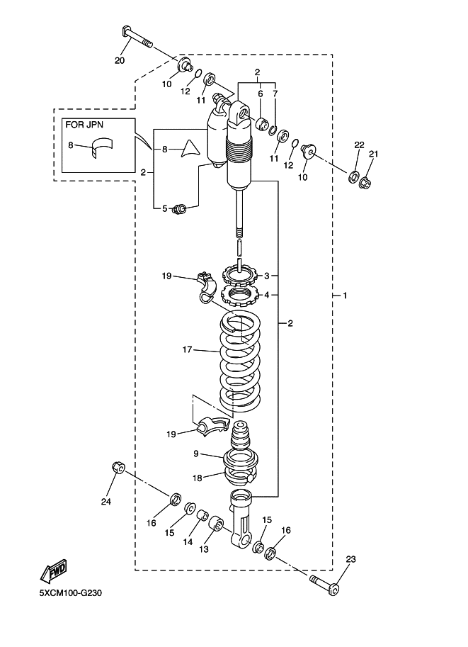 23 - SUSPENSION ARRIERE