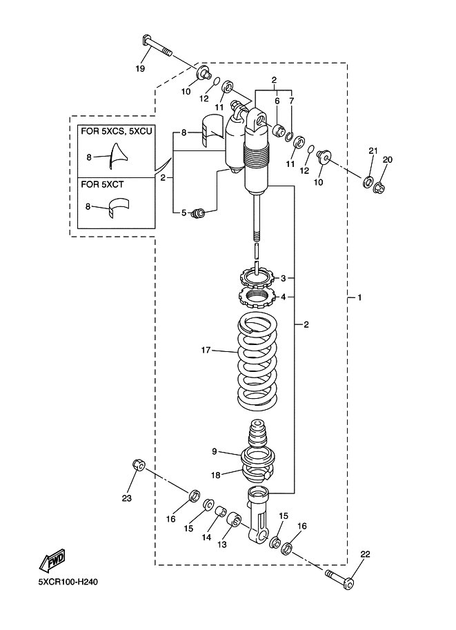 24 - SUSPENSION ARRIERE