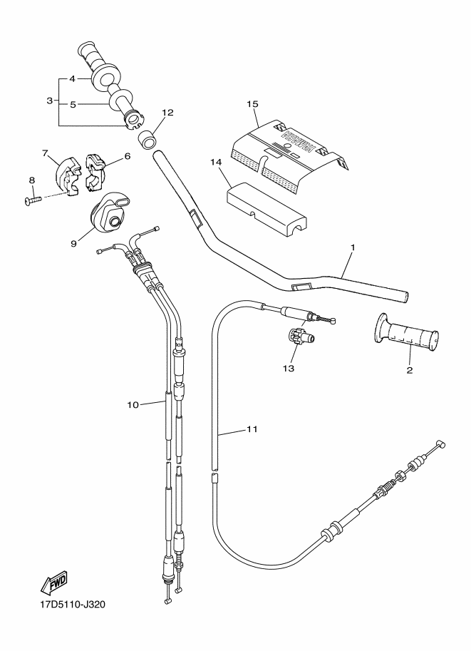 32 - GUIDON & CABLE