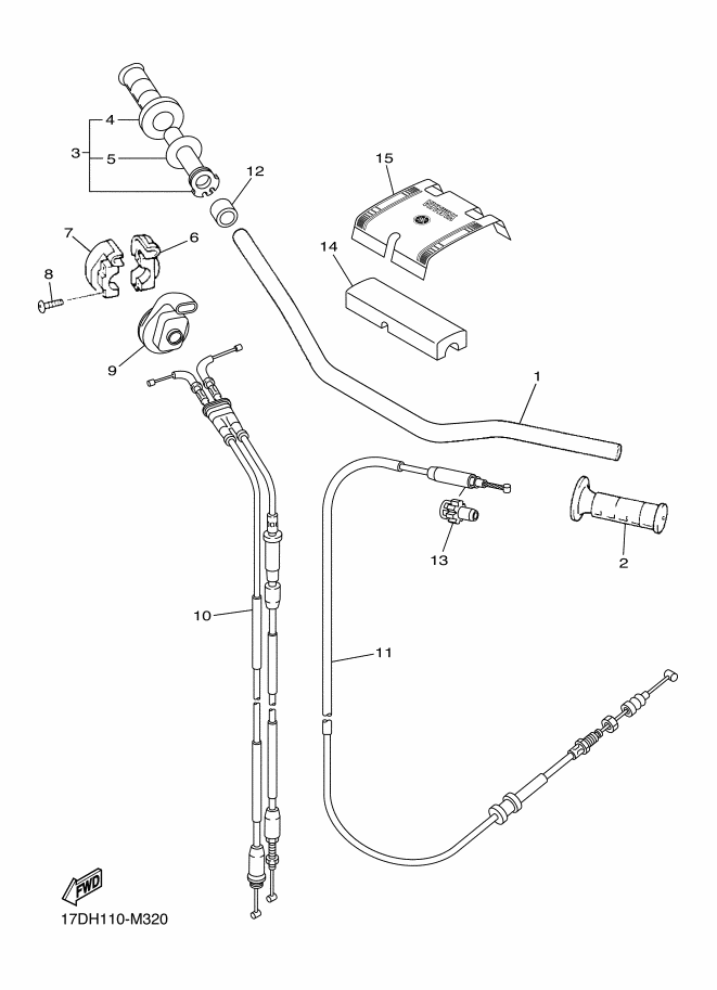 32 - GUIDON & CABLE