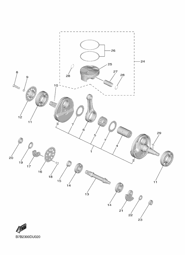02 - VILEBREQUIN & PISTON