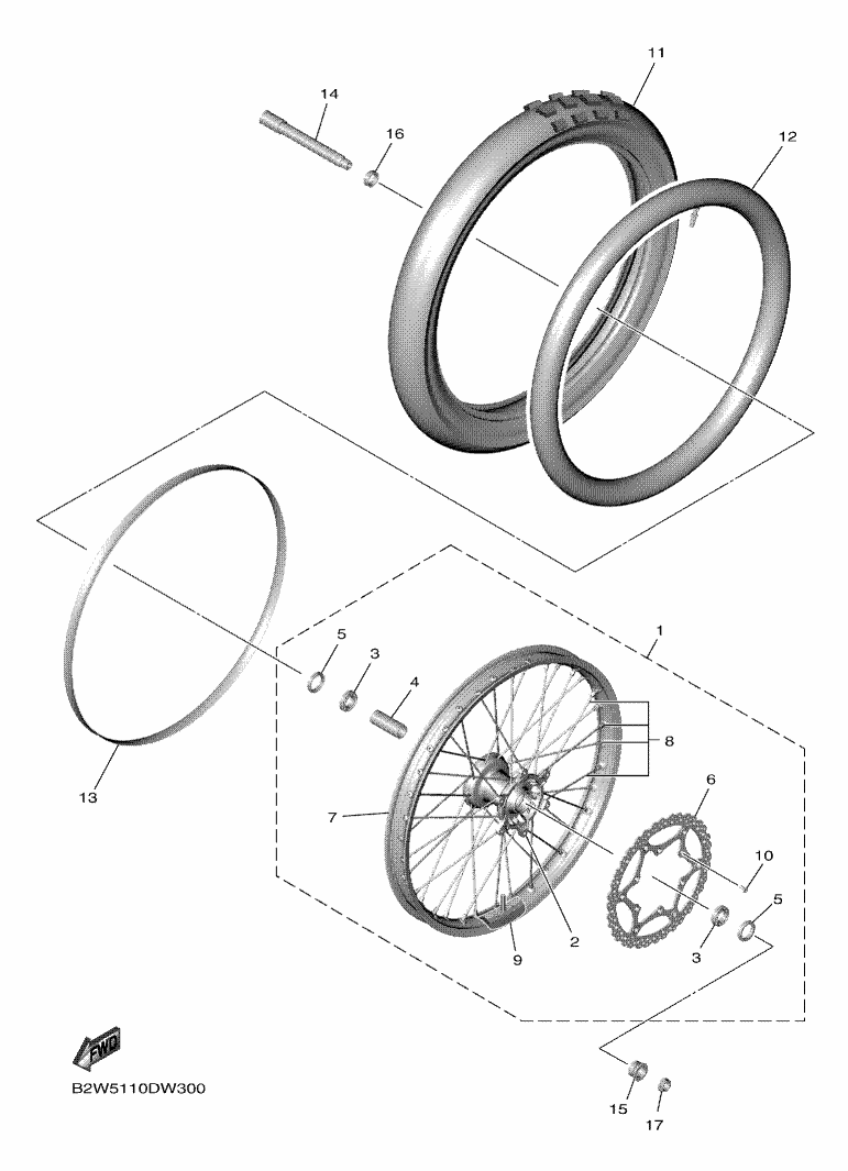 31 - ROUE AVANT