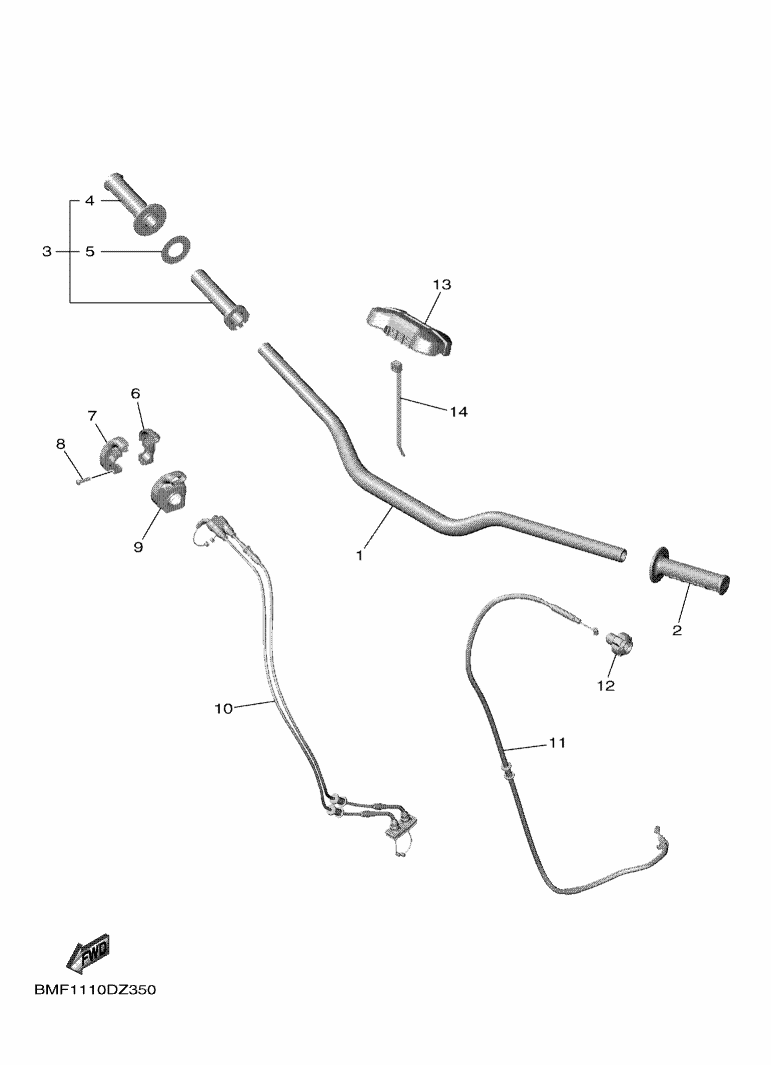 35 - GUIDON & CABLE