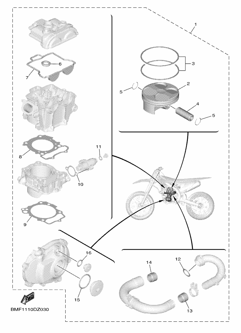 03 - PISTON REBUILT KIT