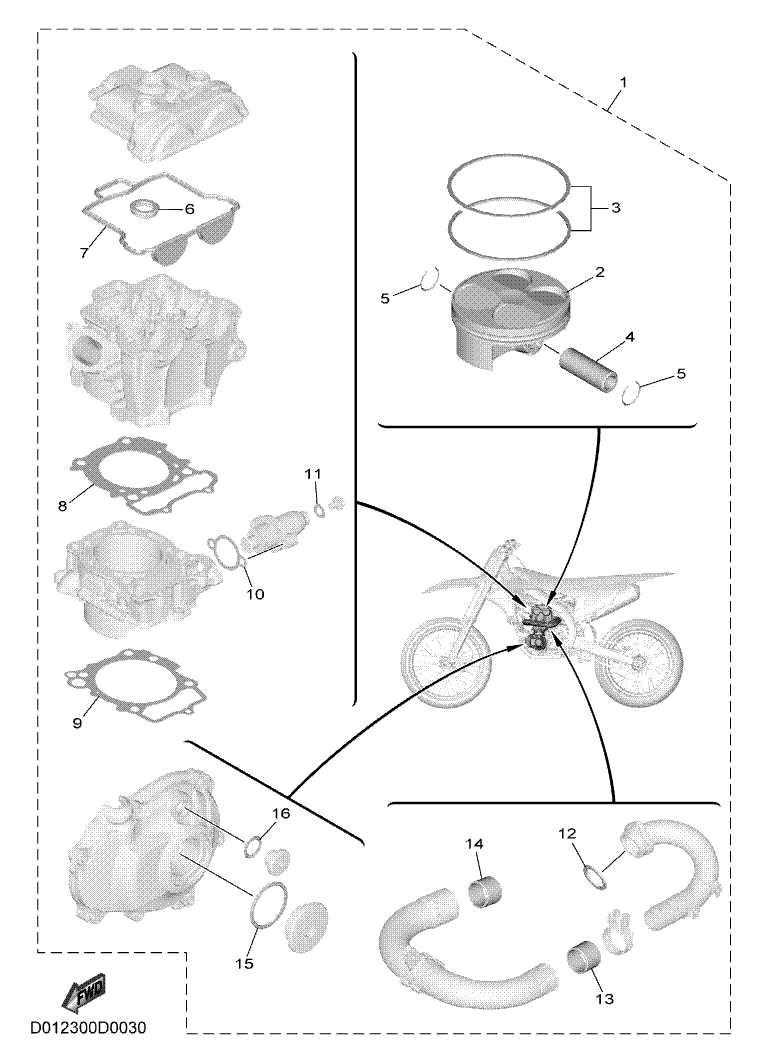 03 - PISTON REBUILT KIT
