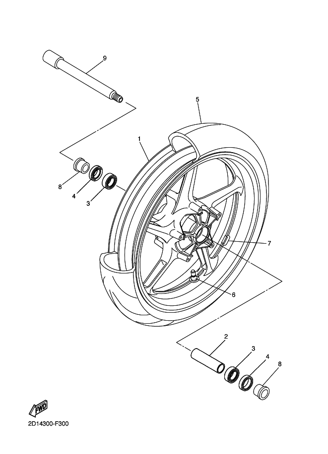 30 - ROUE AVANT