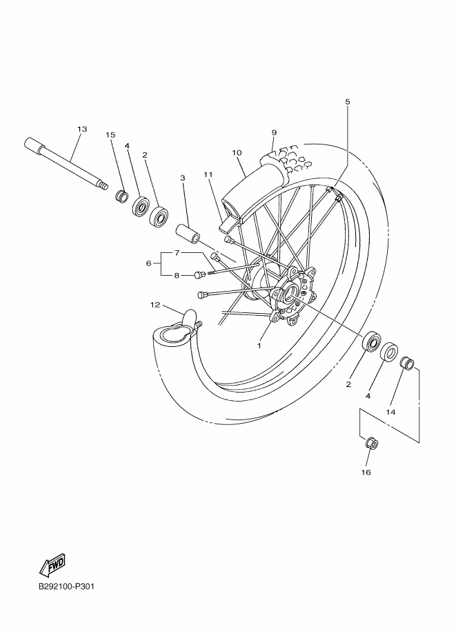 30 - ROUE AVANT