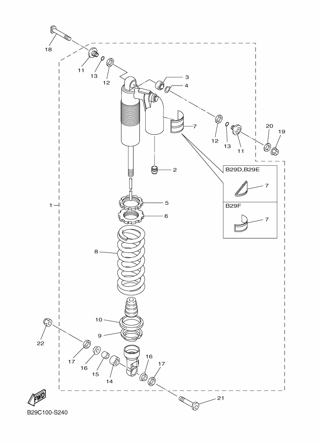 24 - SUSPENSION ARRIERE