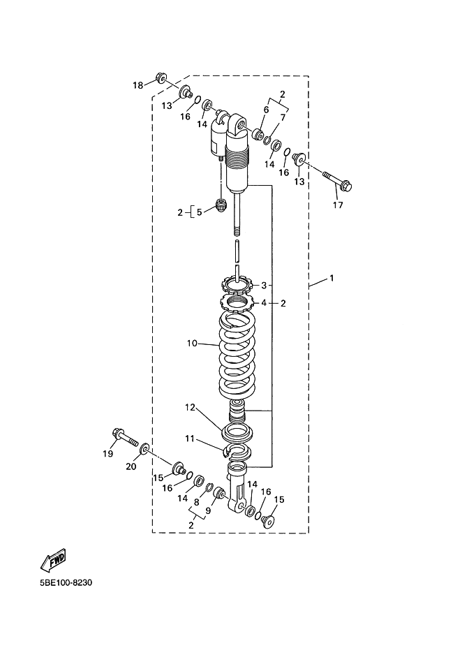 23 - SUSPENSION ARRIERE