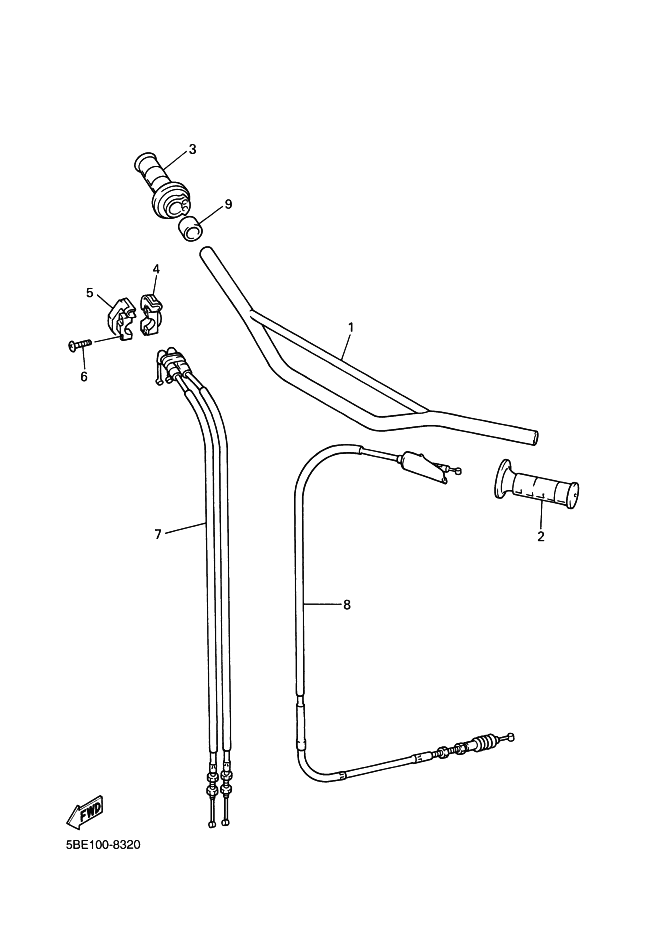 32 - GUIDON & CABLE