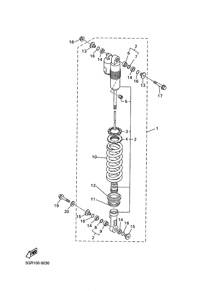 23 - SUSPENSION ARRIERE
