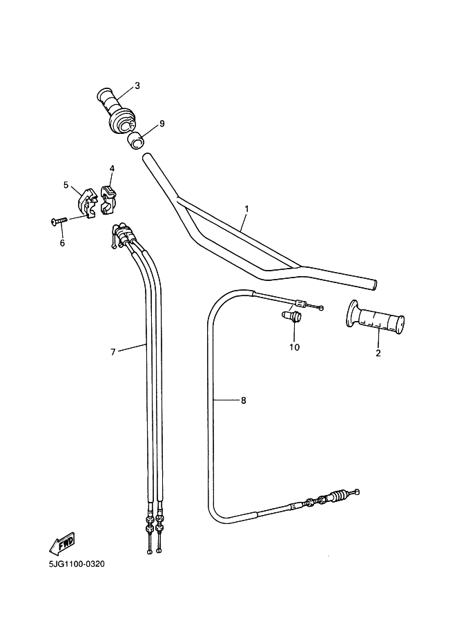 32 - GUIDON & CABLE