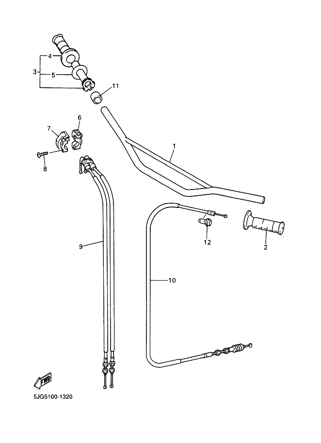 32 - GUIDON & CABLE
