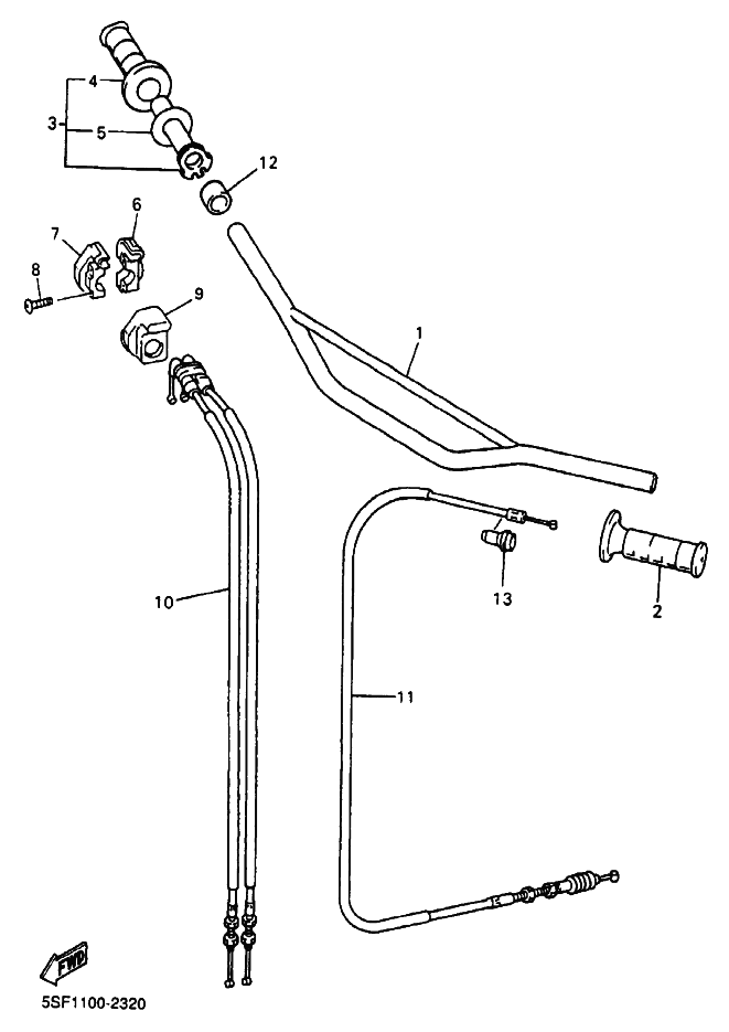 32 - GUIDON & CABLE