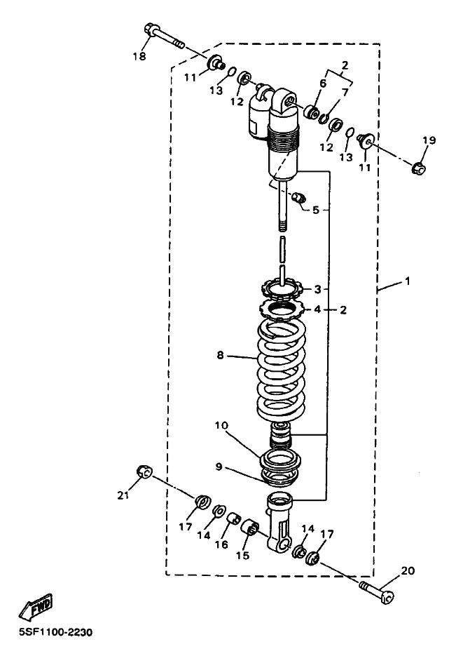 23 - SUSPENSION ARRIERE