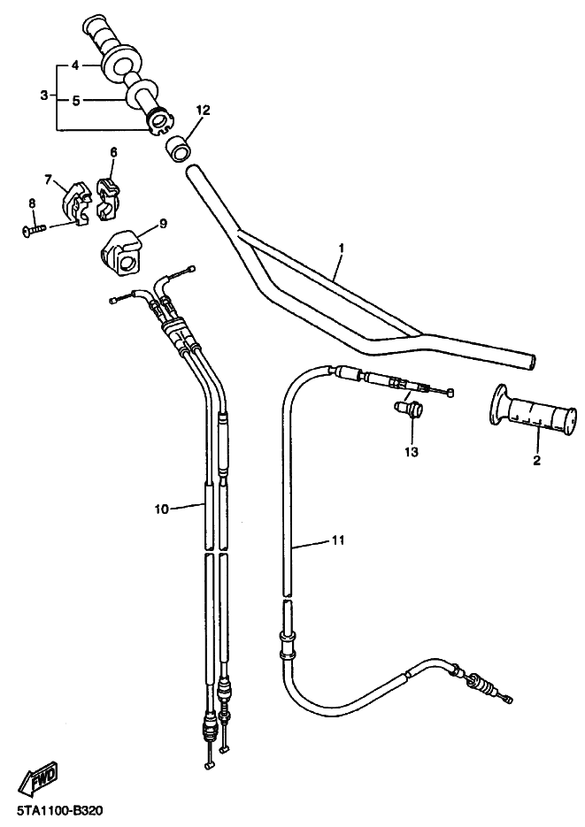 32 - GUIDON & CABLE