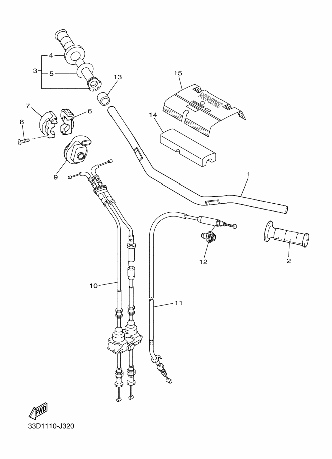 32 - GUIDON & CABLE