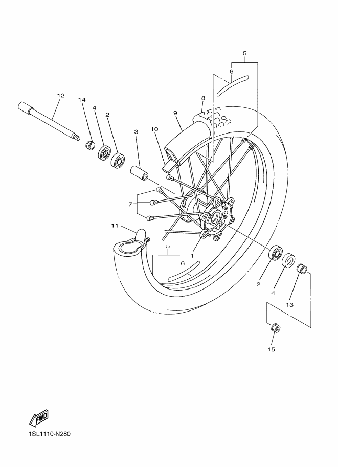 28 - ROUE AVANT