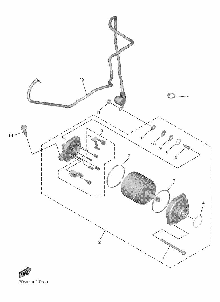 38 - DEMARREUR ELECTRIQUE