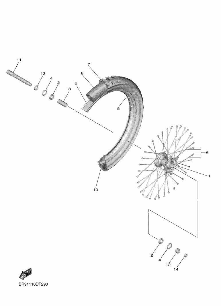 29 - ROUE AVANT