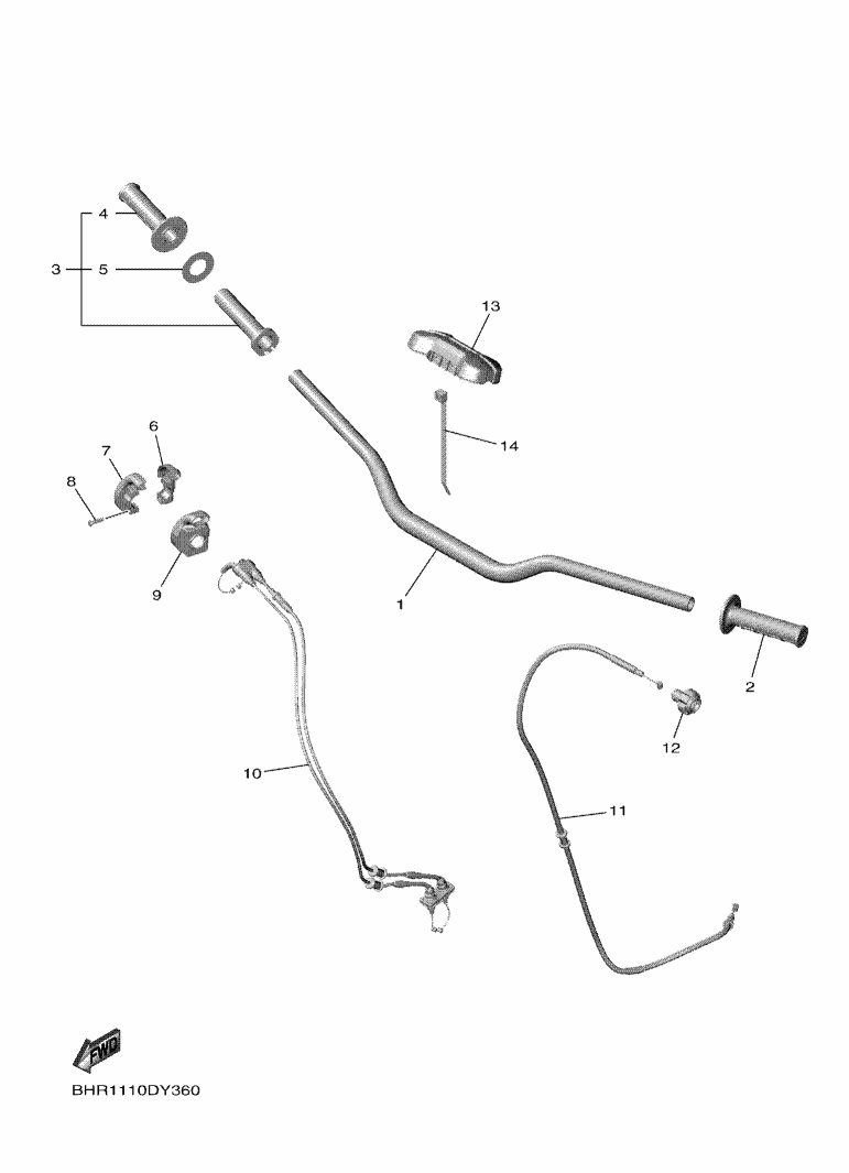 36 - GUIDON & CABLE