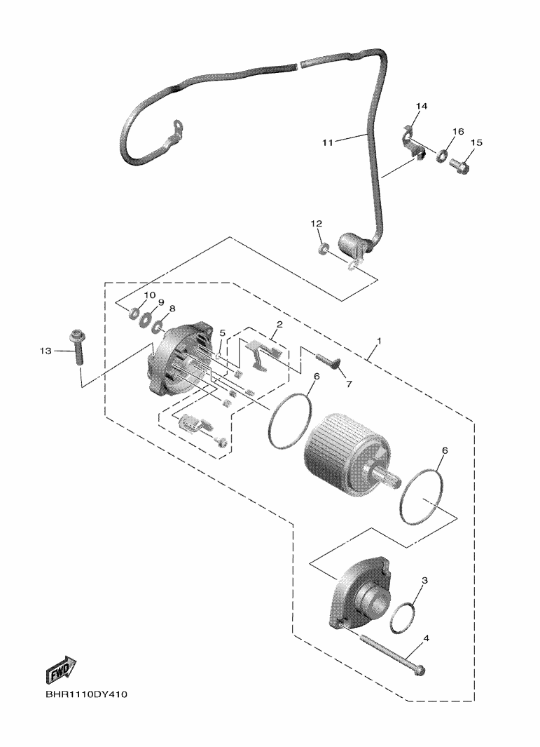 41 - DEMARREUR ELECTRIQUE