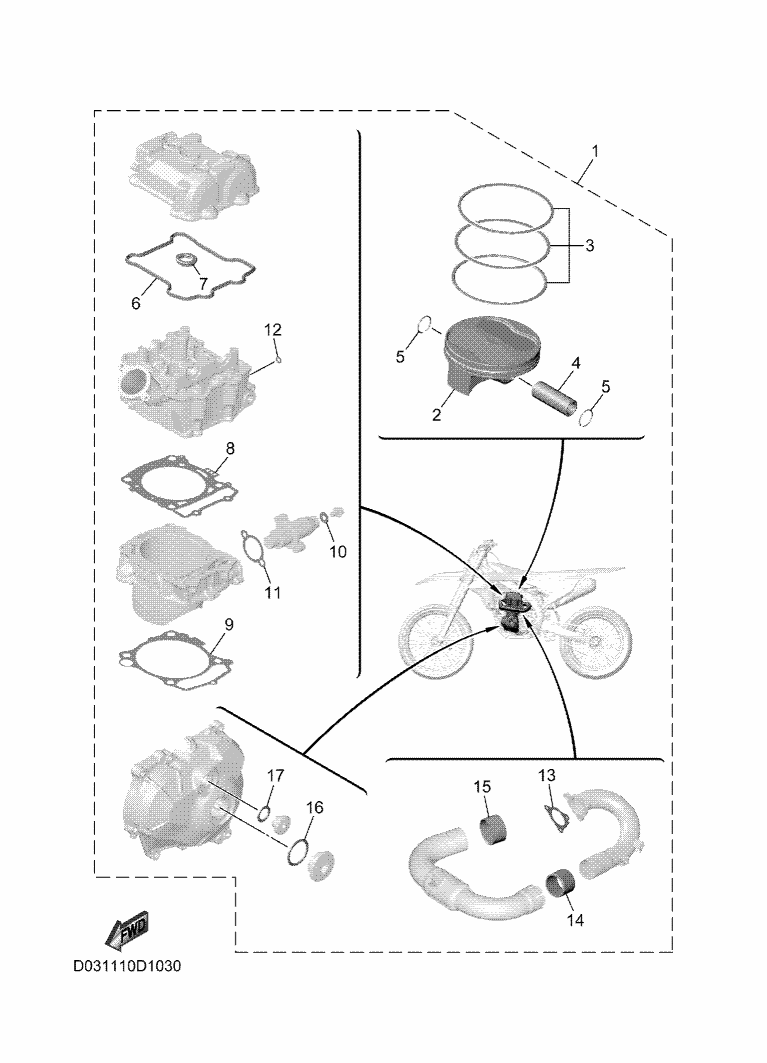 03 - PISTON REBUILT KIT