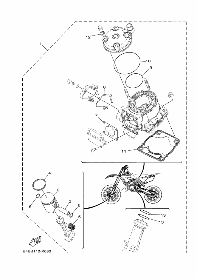 03 - PISTON REBUILT KIT
