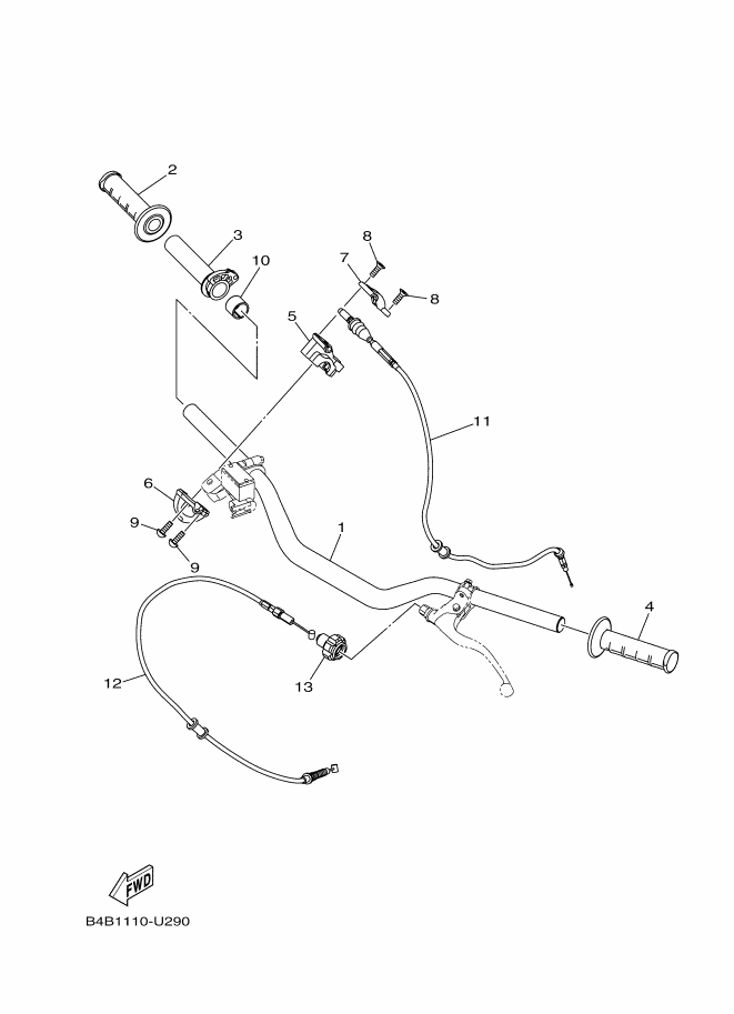 30 - GUIDON & CABLE