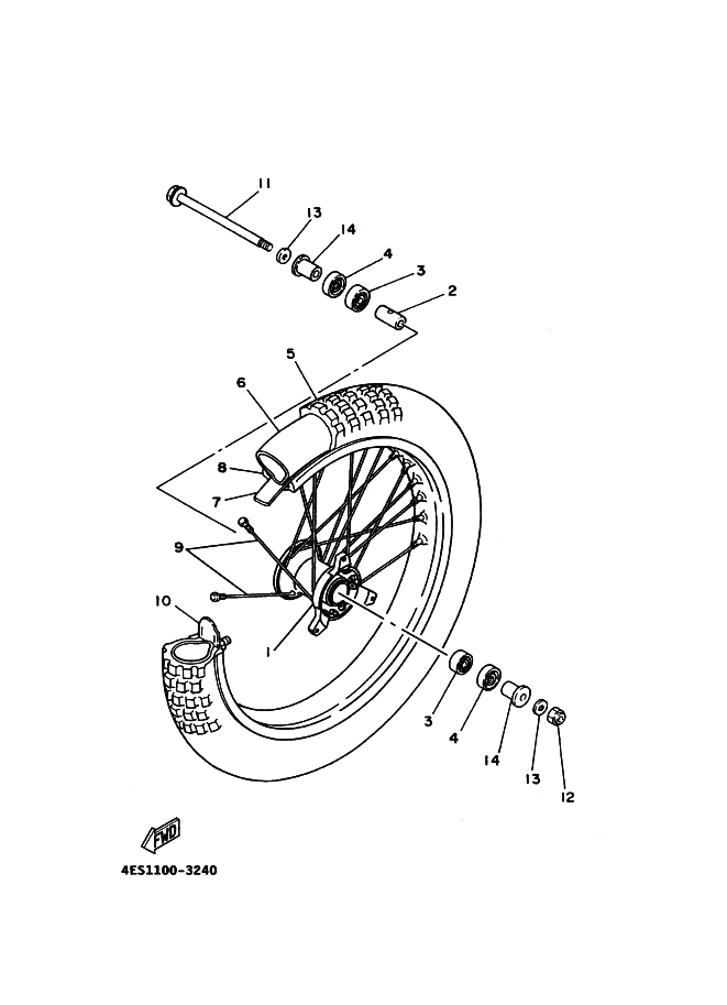 24 - ROUE AVANT