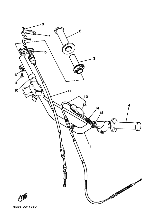 28 - GUIDON & CABLE