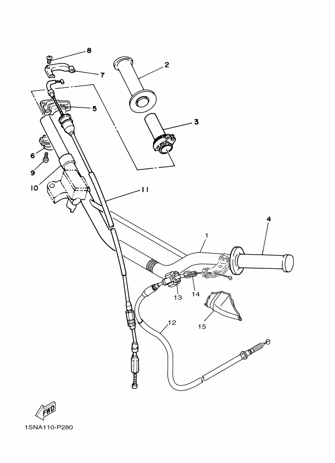 28 - GUIDON & CABLE