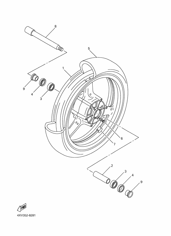 29 - ROUE AVANT