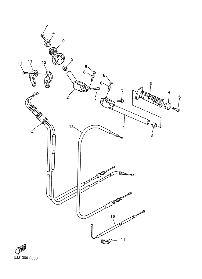 33 - GUIDON & CABLE