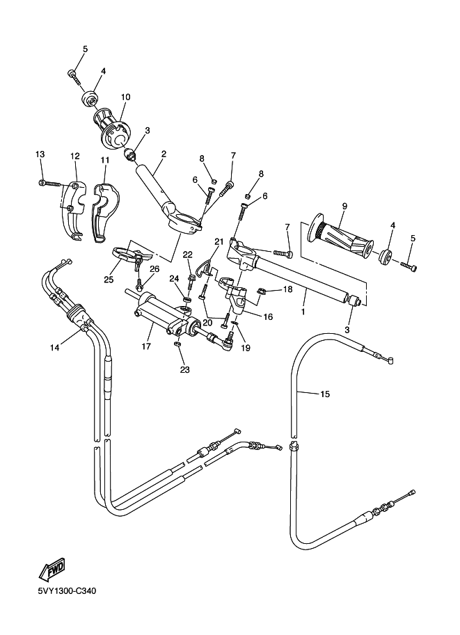 34 - GUIDON & CABLE