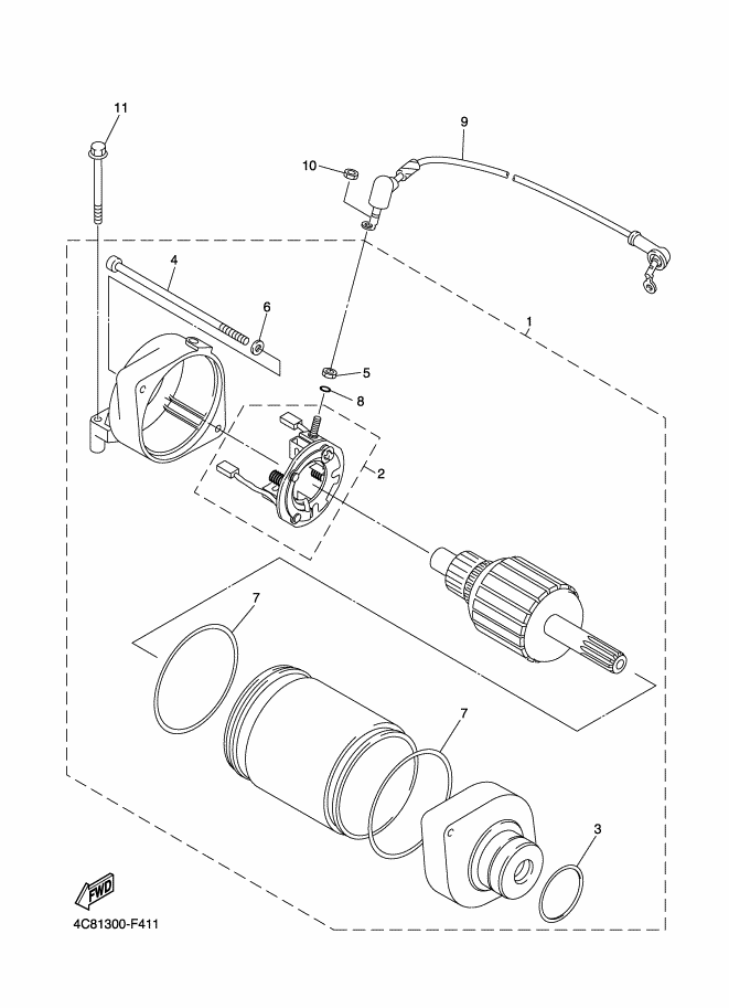 41 - DEMARREUR ELECTRIQUE