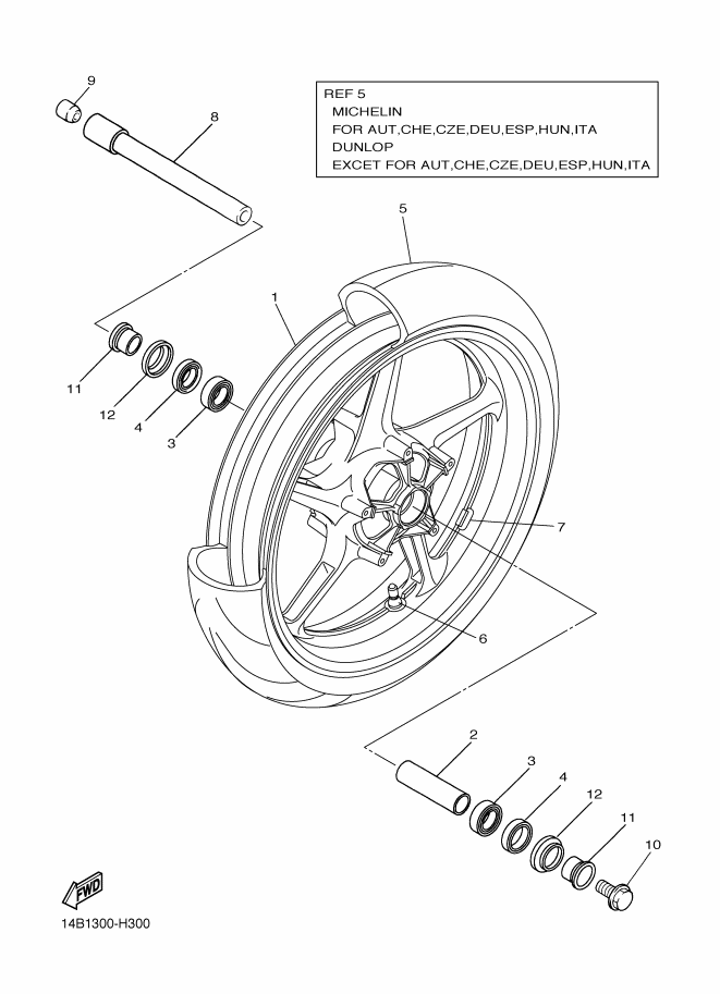 30 - ROUE AVANT