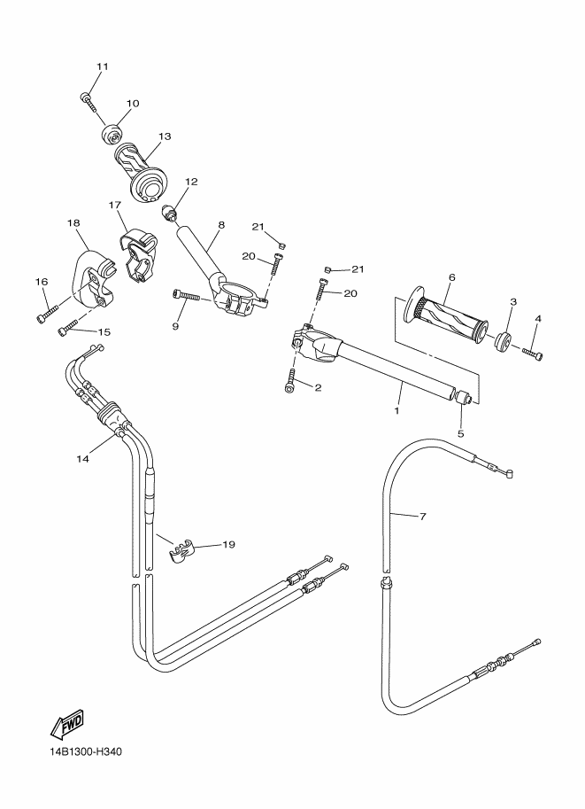 34 - GUIDON & CABLE