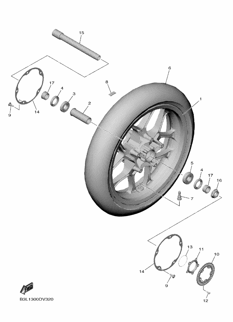32 - ROUE AVANT