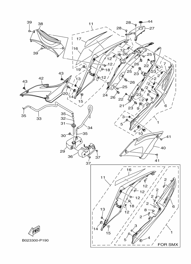 19 - COUVERCLE LATERAL