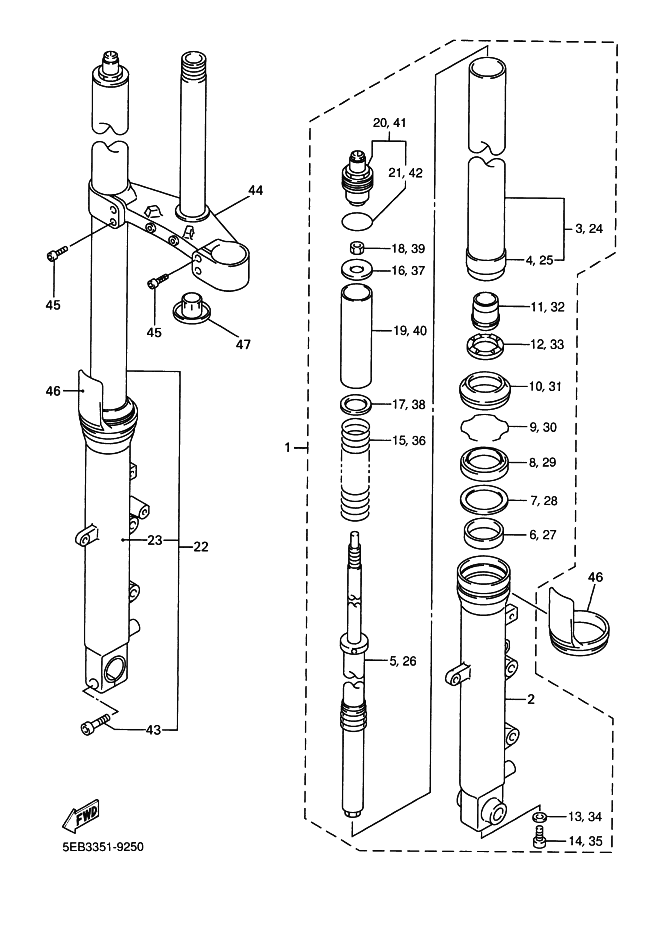 25 - FOURCHE AVANT
