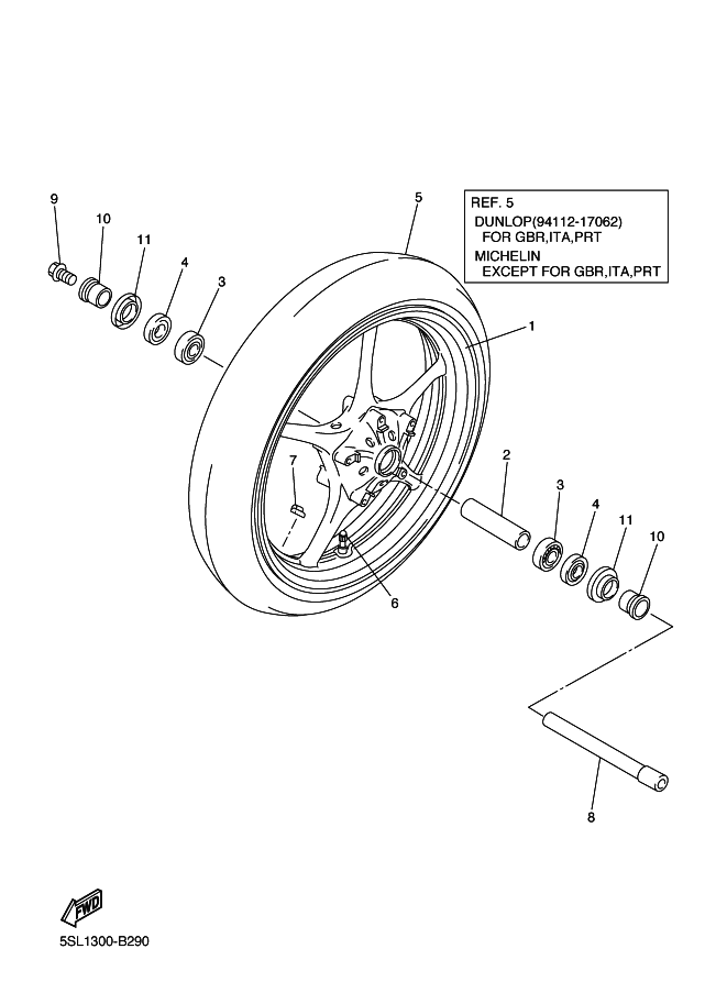 29 - ROUE AVANT