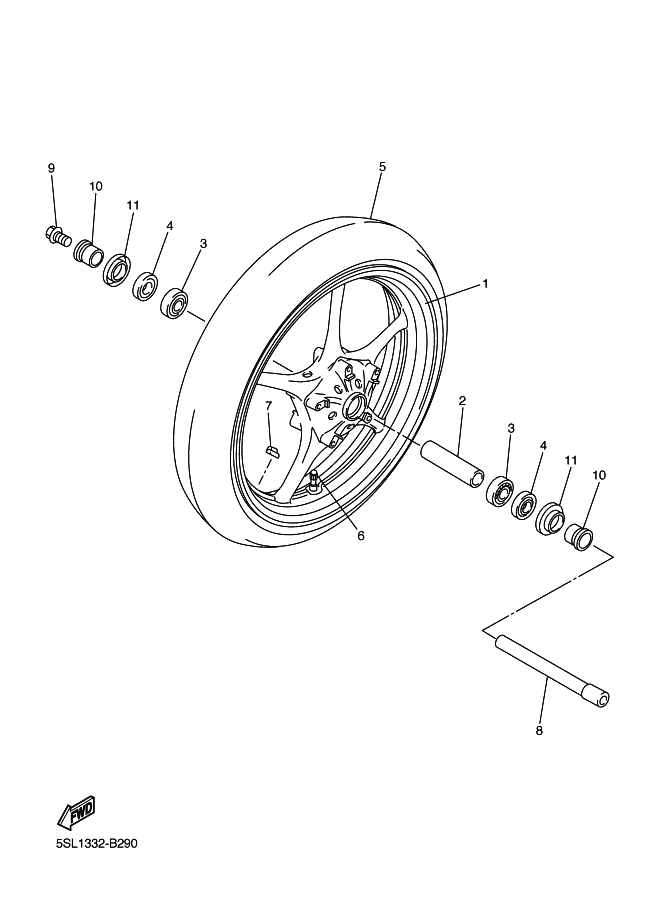 29 - ROUE AVANT