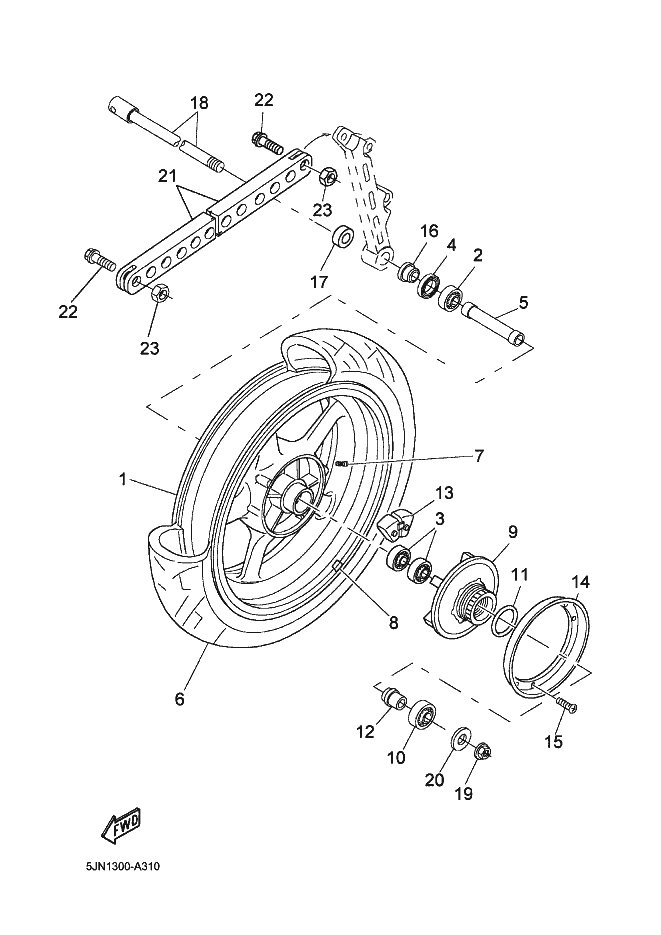 31 - ROUE ARRIERE