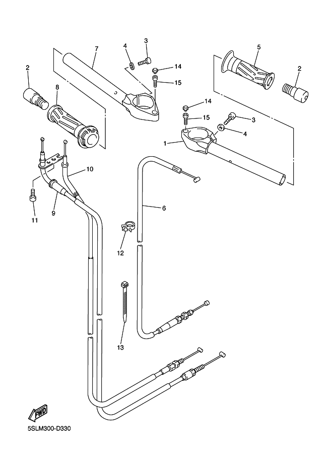 33 - GUIDON & CABLE